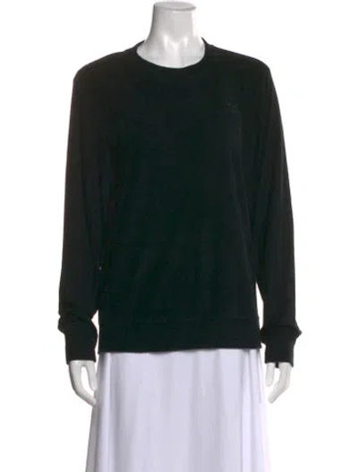 Pre-owned Ugg Crew Neck Long Sleeve Sweatshirt In Black