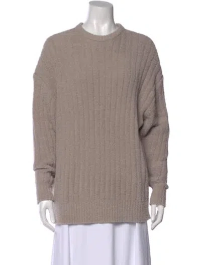 Pre-owned Ugg Crew Neck Long Sleeve Sweatshirt In Gray