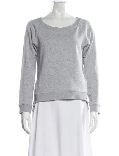 Pre-owned Ugg Crew Neck Long Sleeve Sweatshirt In Gray