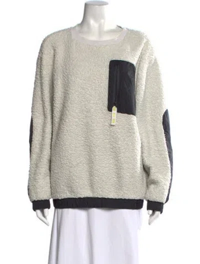 Pre-owned Ugg Crew Neck Long Sleeve Sweatshirt In Neutrals