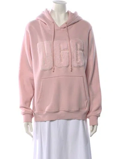 Pre-owned Ugg Crew Neck Long Sleeve Sweatshirt In Pink