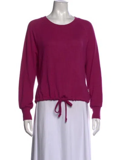 Pre-owned Ugg Crew Neck Long Sleeve Sweatshirt In Pink
