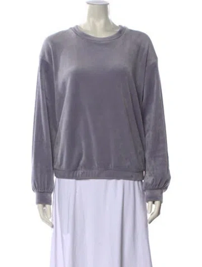 Pre-owned Ugg Crew Neck Long Sleeve Sweatshirt In Purple