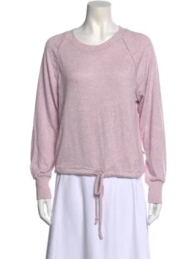 Pre-owned Ugg Crew Neck Long Sleeve Sweatshirt In Purple