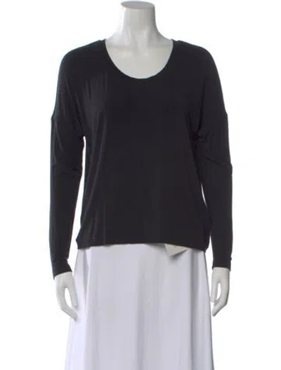 Pre-owned Ugg Crew Neck Long Sleeve Top In Black