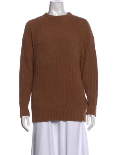 Pre-owned Ugg Crew Neck Sweater In Brown