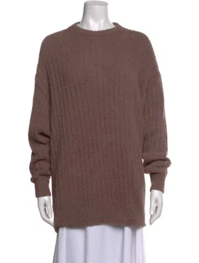 Pre-owned Ugg Crew Neck Sweater In Brown