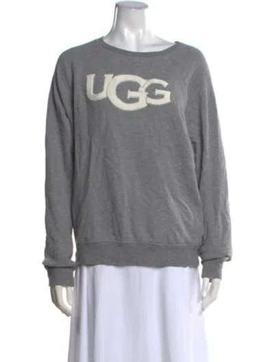 Pre-owned Ugg Crew Neck Sweater In Gray