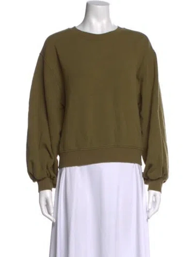 Pre-owned Ugg Crew Neck Sweater In Green