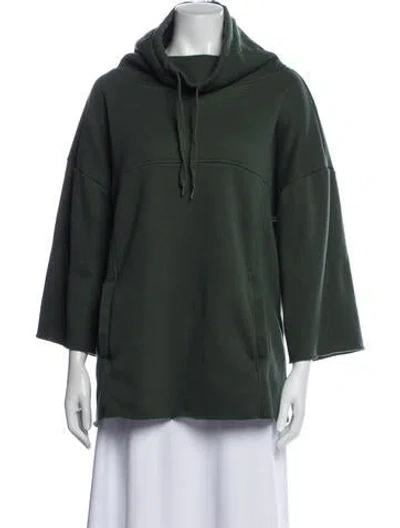 Pre-owned Ugg Crew Neck Three-quarter Sleeve Hoodie In Gray