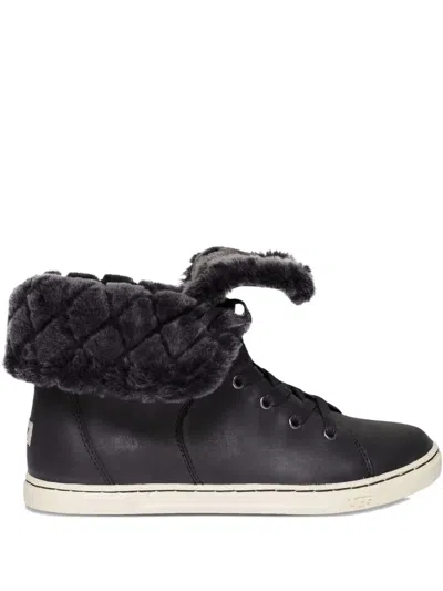 Ugg Croft Luxe Boots In Black