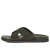 Ugg Crossover Strap Slides 'forest Green'