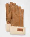 Ugg Cuffed Sheepskin Gloves In Chesnut