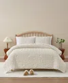 Ugg Dafni Ruched 3-pc. Quilt Set, Full/queen In White