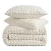 Ugg Dafni Ruched Quilt Set, King In White