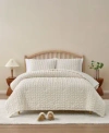 Ugg Dafni Ruched Quilt Set In White