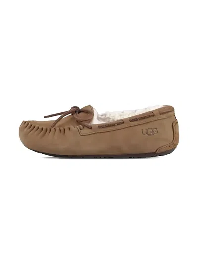 Ugg Kids' Dakota Gs Suede Slippers In Brown
