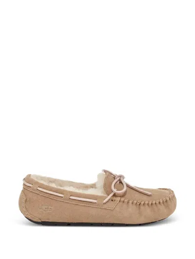 Ugg Dakota Shearling-lined Slippers In Neutral