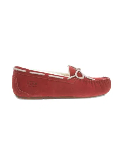 Ugg Kids' Dakota Suede Slippers In Red