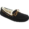 Ugg Dakota Womens Suede Sheepskin Lined Moccasin Slippers In Black