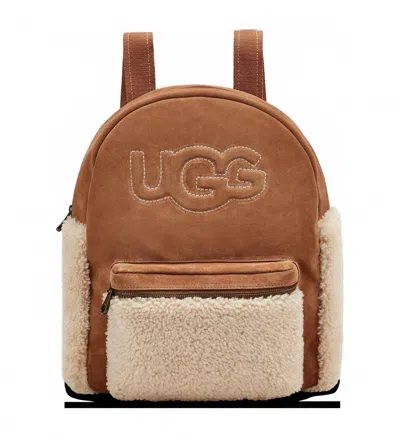 Ugg Dannie Ii Mini Backpack In Chestnut In Beige
