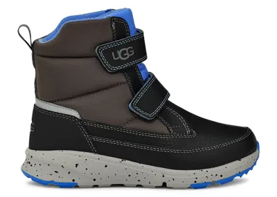 Pre-owned Ugg Dannie Weather Boot (kids) Sneakers In Big Sky Blue/black