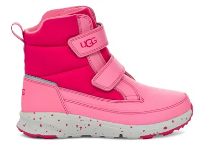 Pre-owned Ugg Dannie Weather Boot (kids) Sneakers In Sachet Pink/berry