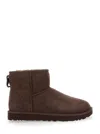 Ugg Classic Mini Ii Shearling Boots In Brown