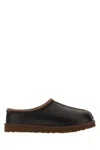 Ugg Ironwood Tasman Leather Regenerate Mules In Black