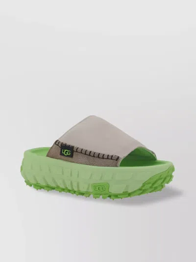 UGG DAY VENTURE SUEDE PLATFORM SANDALS