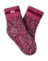 Ugg Deedee Fleece Lined Quarter Ii Socks In Multi