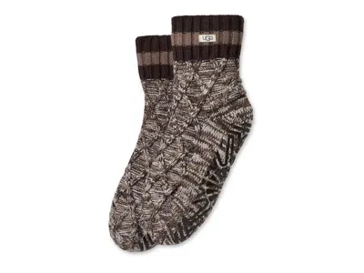 Ugg Deedee Lined Quarter Socks In Gray