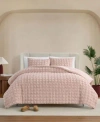 Ugg Denai Faux Fur Reversible Comforter Set In Pink