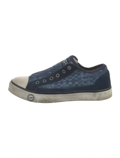 Pre-owned Ugg Denim Sneakers In Blue