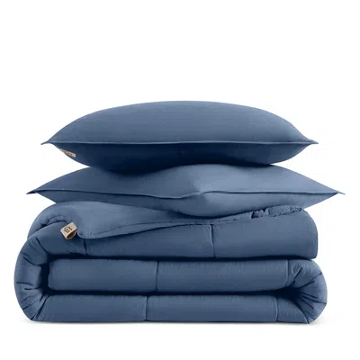 Ugg Devon Comforter Set, Full Queen In Blue