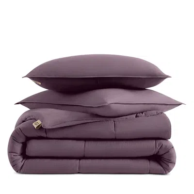 Ugg Devon Comforter Set, Full Queen In Brown