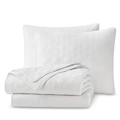 Ugg Devon Sun Logo Quilt Set, Full/queen In White