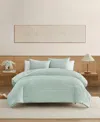 Ugg Devon Textured 3-pc. Comforter Set, Full/queen In Sky Grey