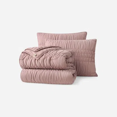 Ugg ® Devon Tide Quilt Set F/q Bedding In Rosewood