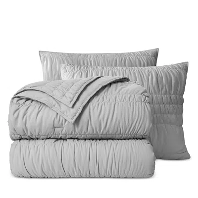 Ugg Devon Tide Quilt Set, Full/queen In Gray