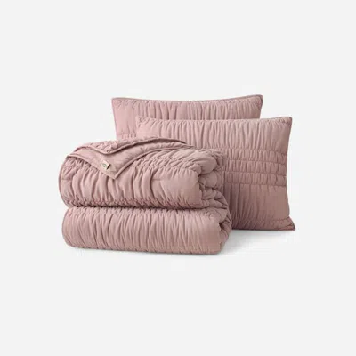 Ugg ® Devon Tide Quilt Set King Bedding In Rosewood In Pink