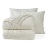 Ugg Devon Tide Quilt Set, King In White
