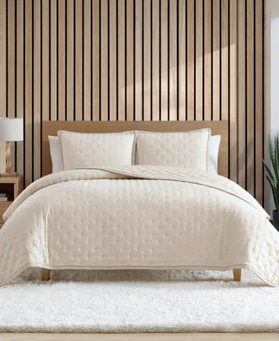 Ugg Devon  Braid Quilt Set, Twin/twin Xl In Brown