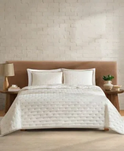 Ugg Devon  Braid Quilt Sets In White