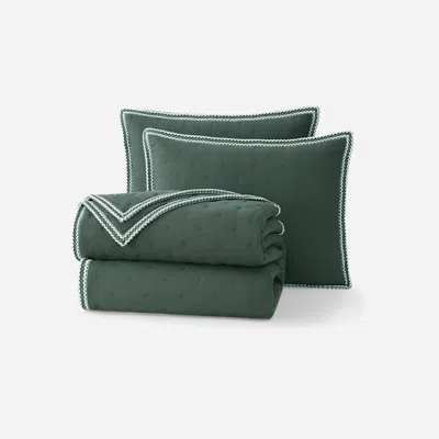 Ugg Devon ®braid Quilt Set F/q Polyester Bedding In Arugula