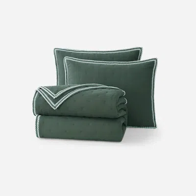 Ugg Devon ®braid Quilt Set King Polyester Bedding In Arugula In Green