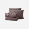 Ugg Devon ®braid Quilt Set T/txl Polyester Bedding In Burnt Cedar In Burnt Cedar