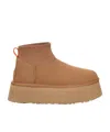 Ugg Mini Puffer Platform Ankle Boot In Brown