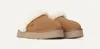 Ugg Disquette 1122550-che Slippers Chestnut Suede Platform Rhs6985 In Brown