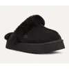 Ugg Disquette 1122550-blk Slipper Womens Black Suede Platform Shoes Rhs9101